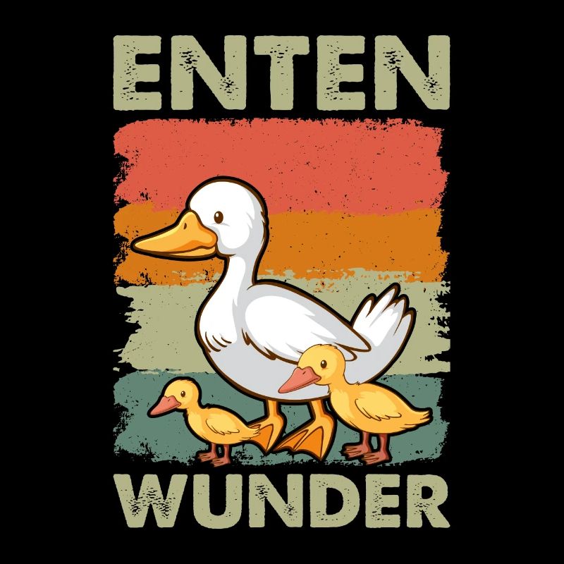Enten Mom Kinder Enten Wunder