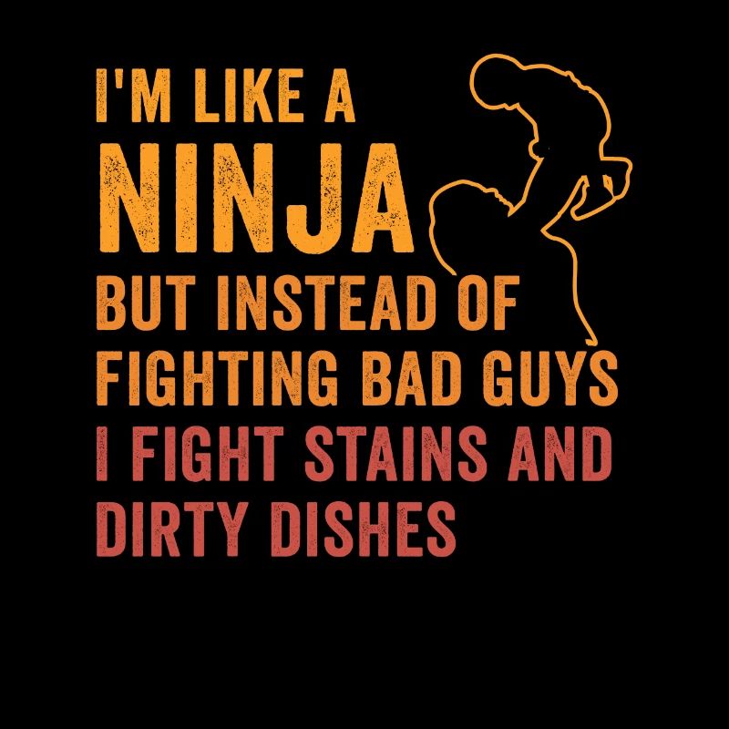 Wie eine Ninja-Hausfrau