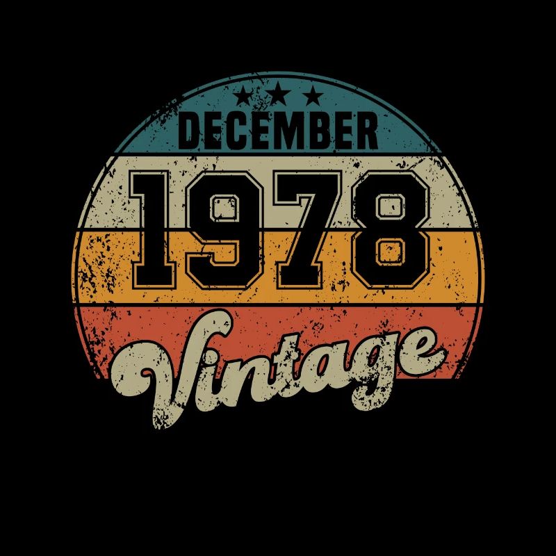 Vintage Geburtstag - Dezember 1978 - Geschenkidee