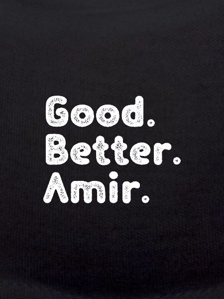Good better Amir