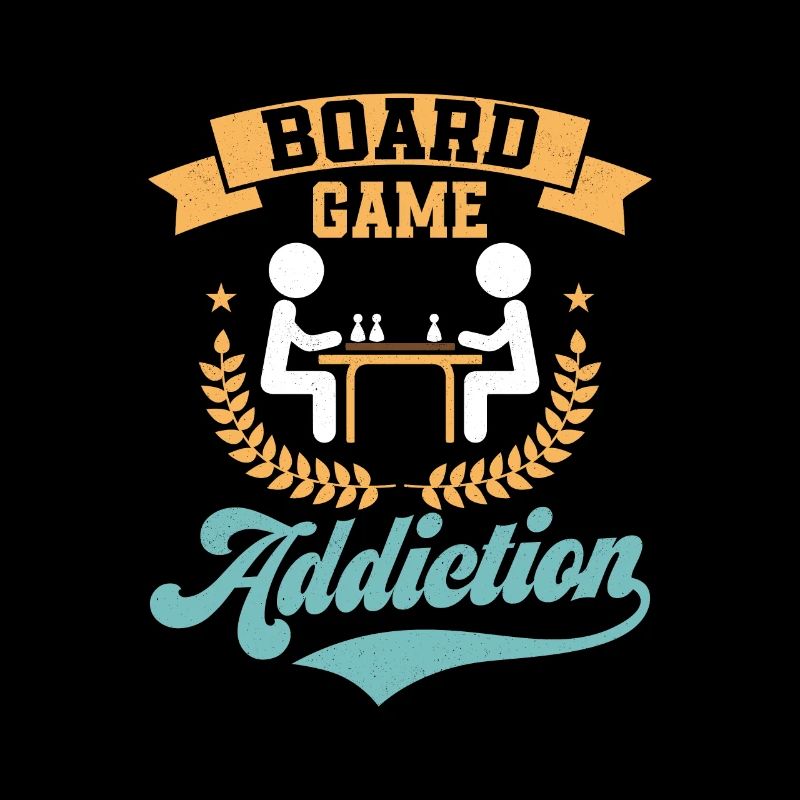 Board Game Addict Nerd Gamer Tabletop Player
