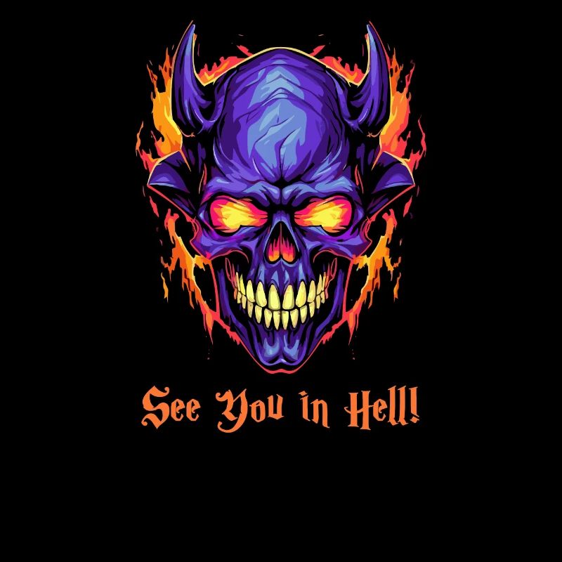 See you soon in hell: flames and devils