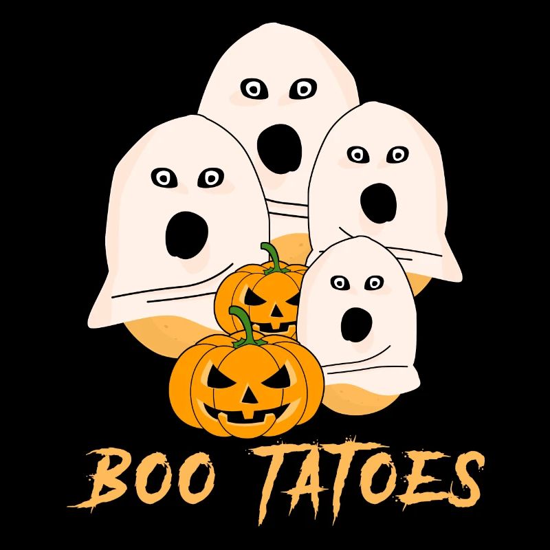Pomme de terre Halloween Ghosts Ghost Potatoes