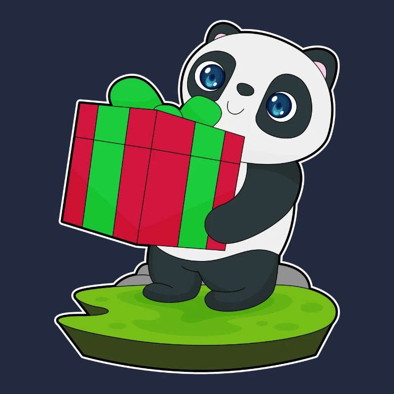 Panda Christmas Package