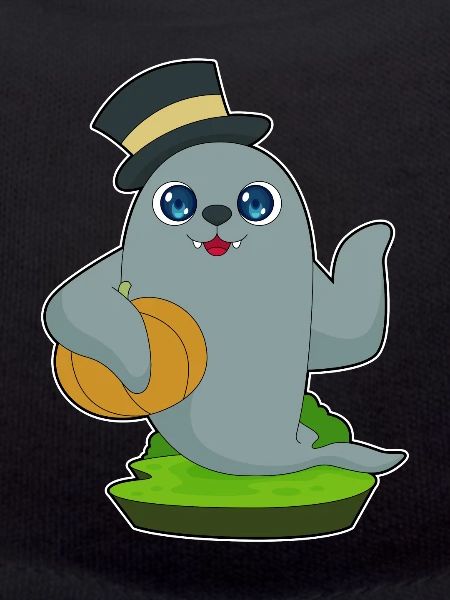 Citrouille d'Halloween scellée