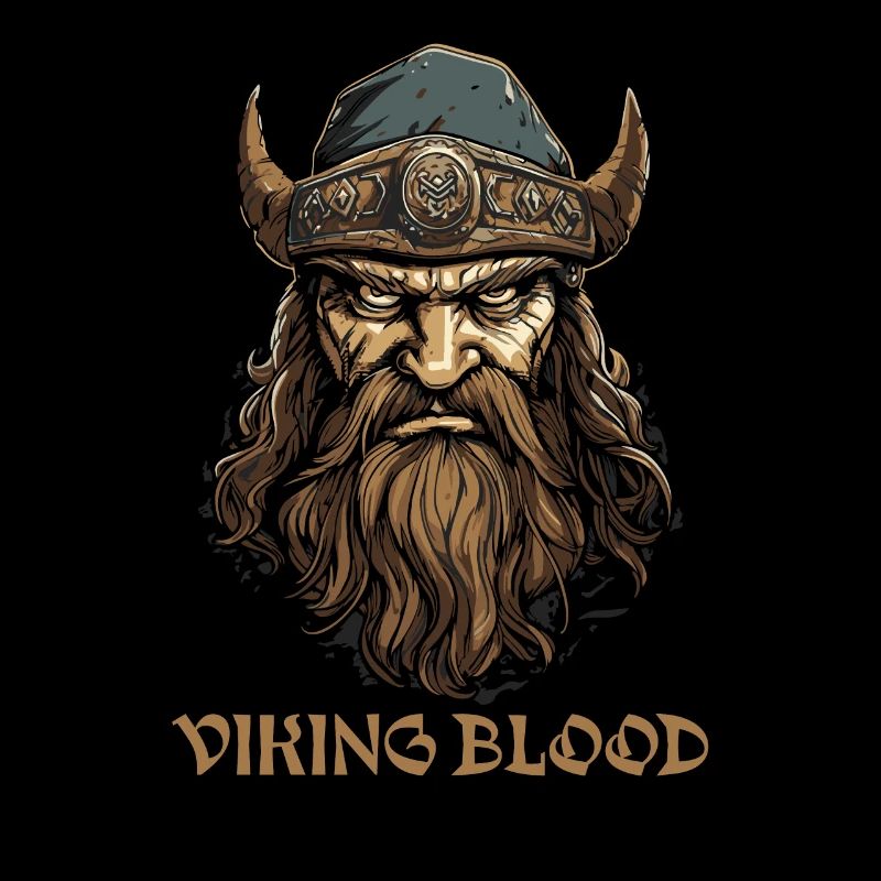 Wikingerkrieger mit Wikingerblut