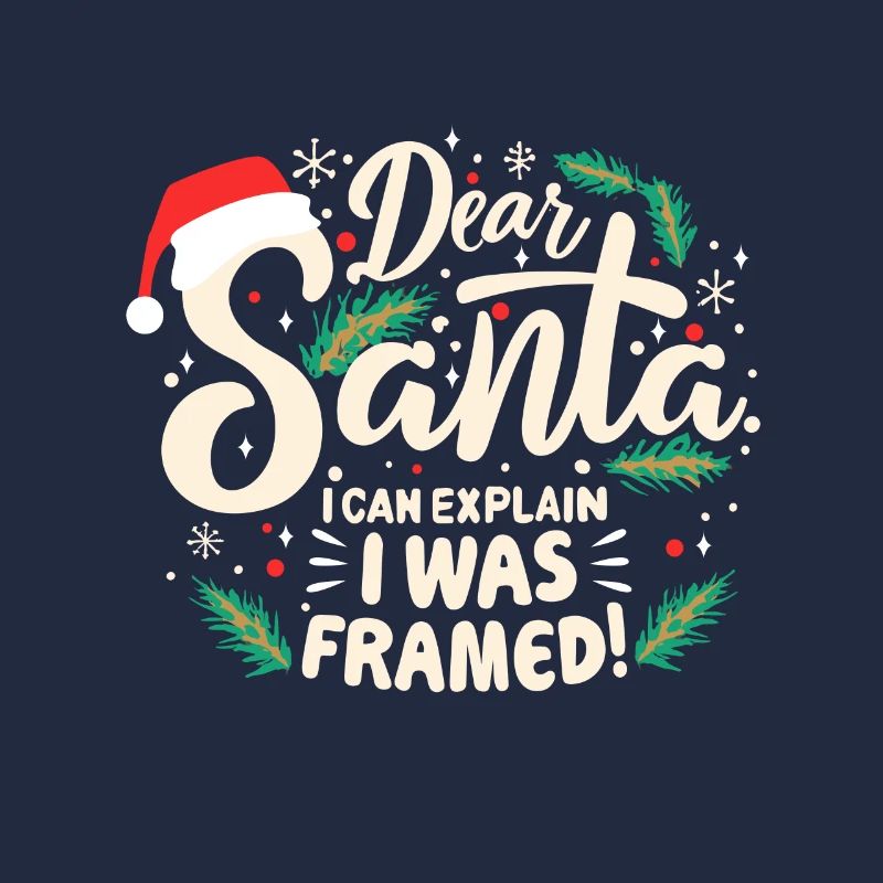 Dear santa i can explain! I was framed