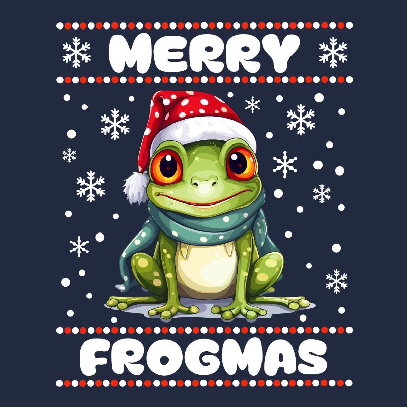 Mignon Grenouille Souhaite Joyeux Noël