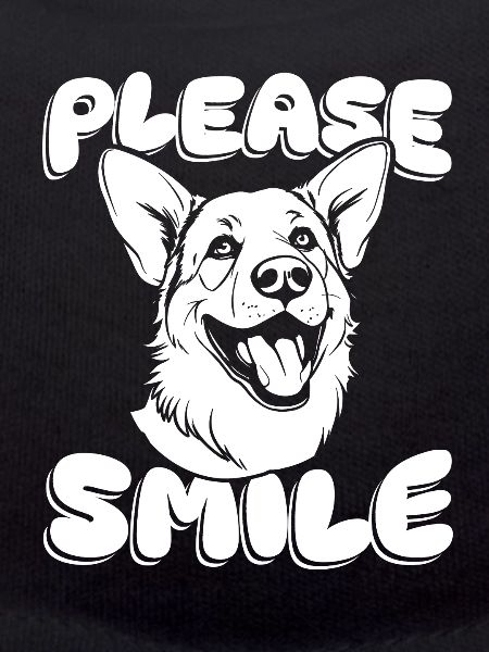 German Shepherd Just Smile