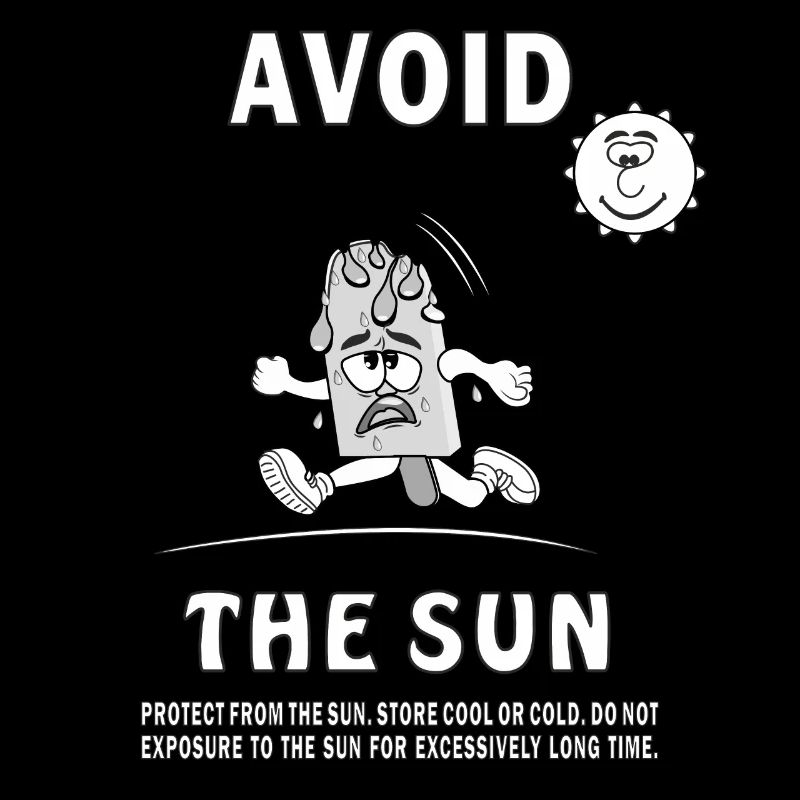 SUNSCREEN ICE CREAM AVOID THE SUN