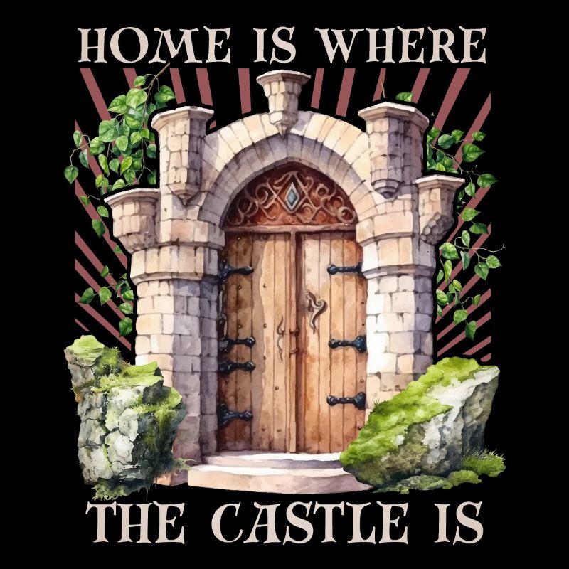 Castles and palaces, funny saying Middle Ages