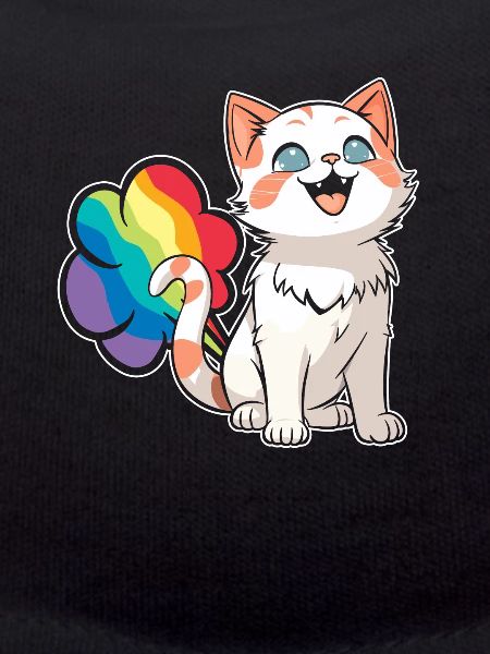 Cat Funny Rainbow Fart