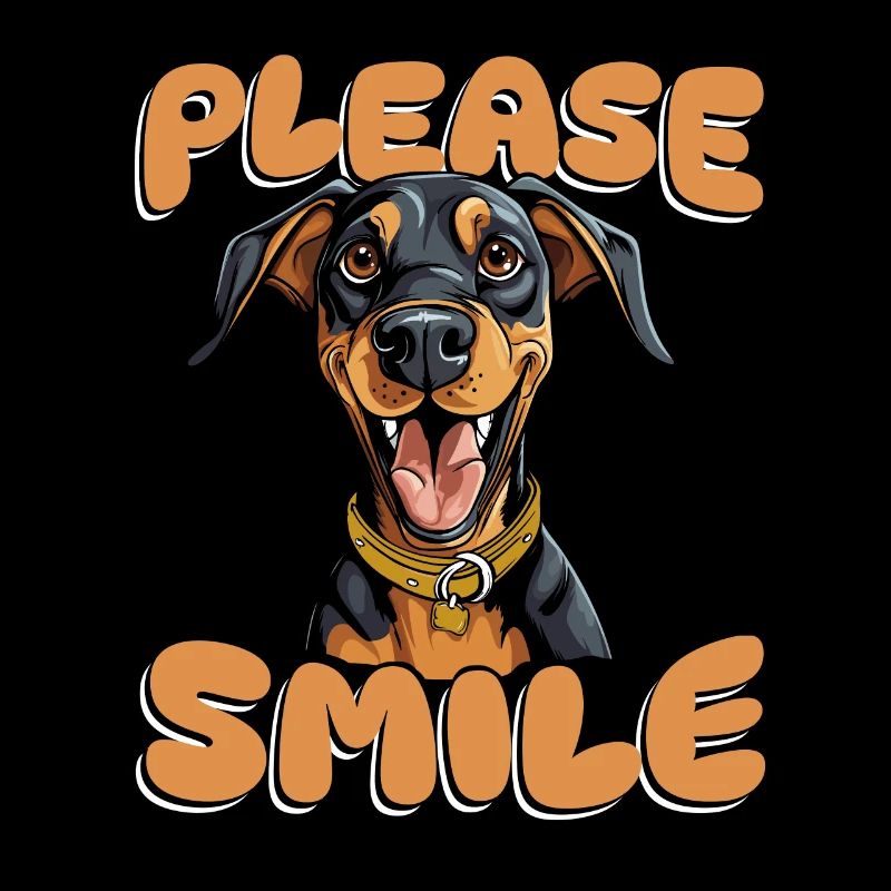 Doberman Mignon Juste Sourire