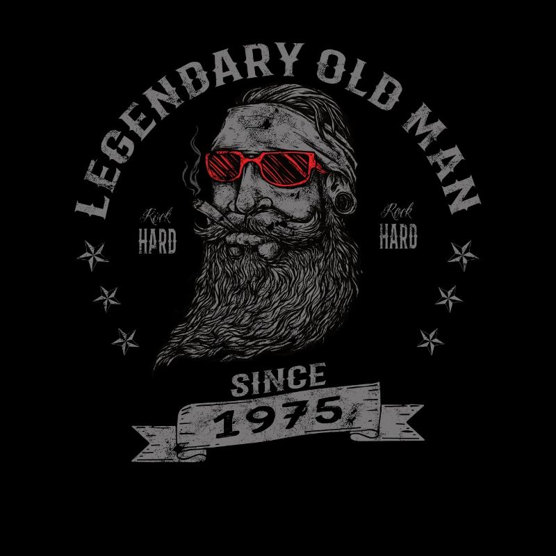 1975 Geburtstag Legendary Old Man
