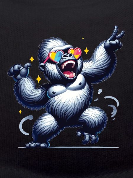 Gorilla with sunglasses