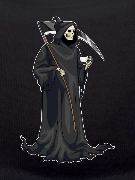 Grim Reaper Halloween Coffee