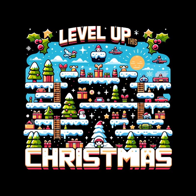 Level Up This Christmas Gamer Controller Holiday