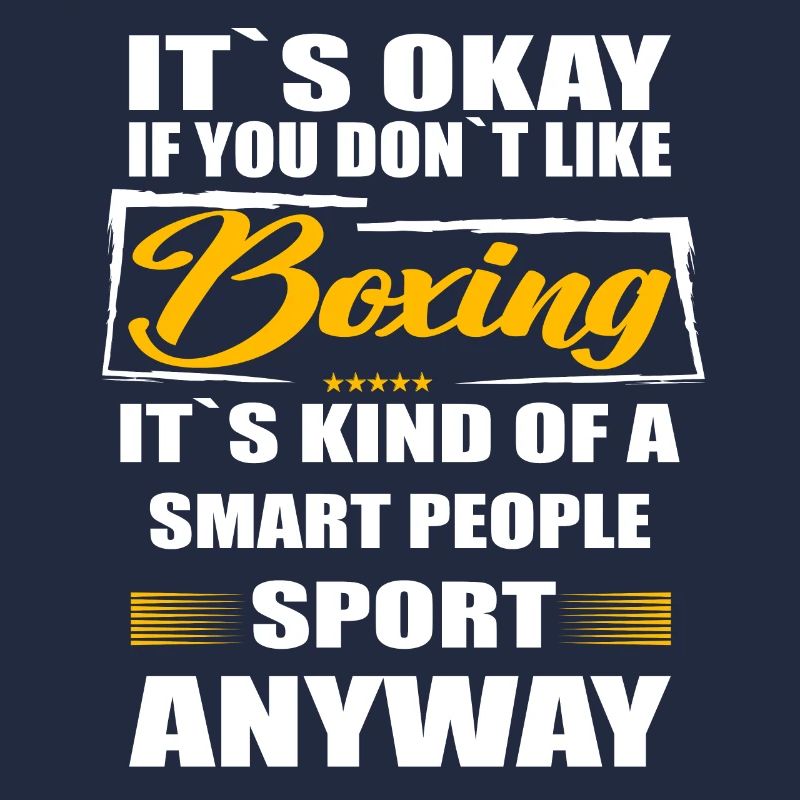 Ce n’est pas grave si vous n’aimez pas la boxe