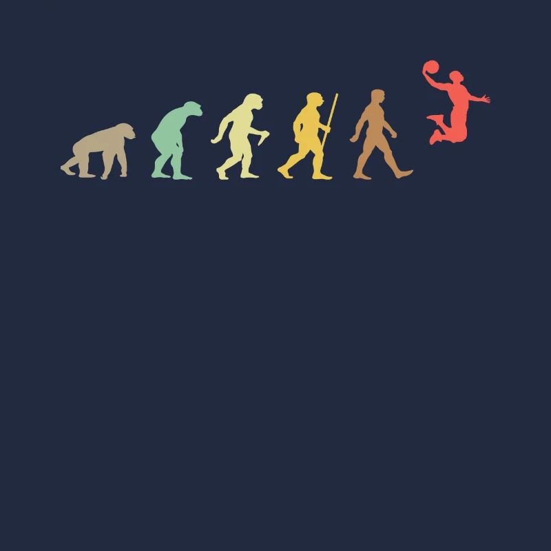 Basketball Retro Basketball Player Evolution