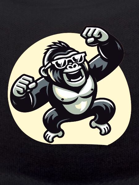 Gorilla with sunglasses