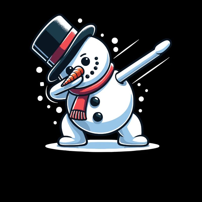 Dabbing Christmas Snowman Dab Christmas