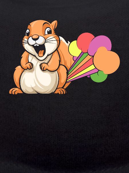 Squirrel Funny Rainbow Fart