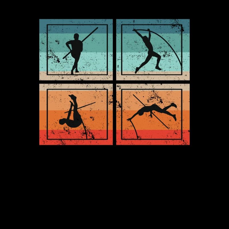 Athlète de saut à la perche Athlètes d’athlétisme Pôle d’athlète