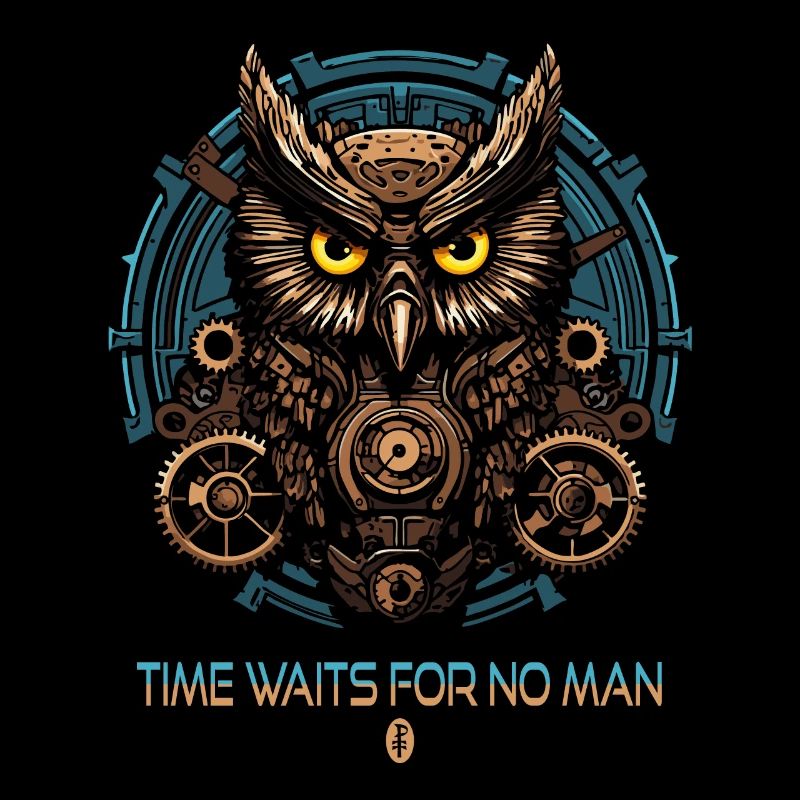 Owl Clock: Time waits for no one