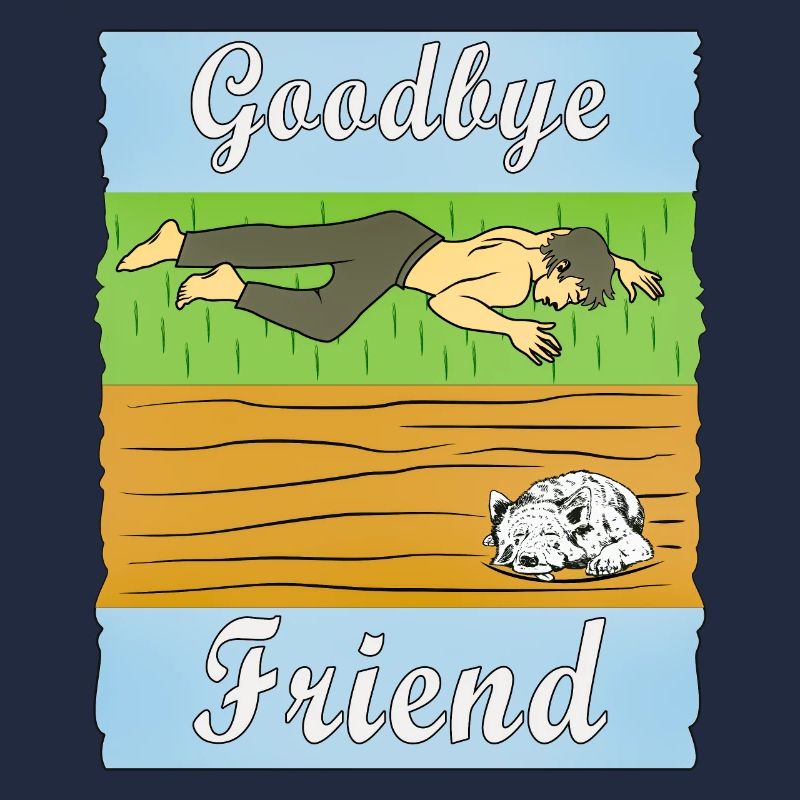 MAN SAD DOG