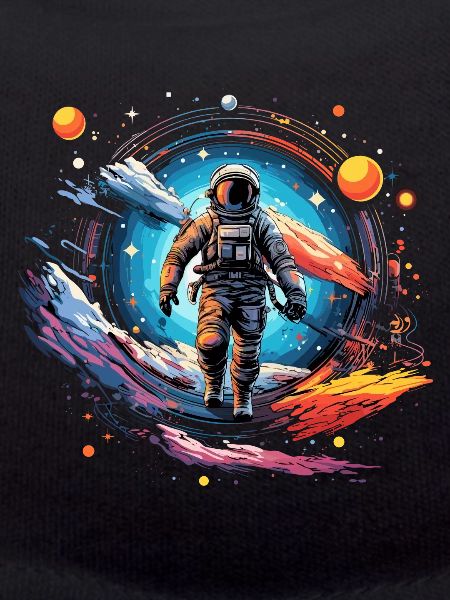 Astronaut in Space Design