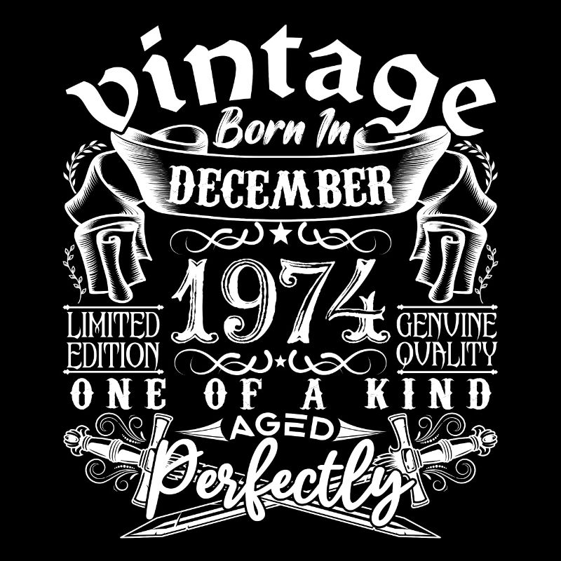 1974 Décembre 1974 anniversaire Décember 1974