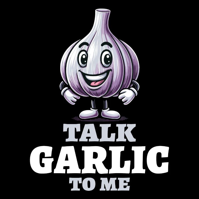 Garlic Lover Garlic Pun Talk Garlic To Me