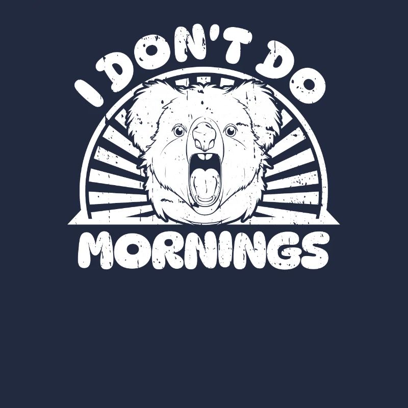 Koala Ours Drôle Je Ne Fais Pas De Matins