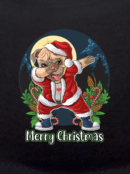 Merry Christmas Dabbing Dog