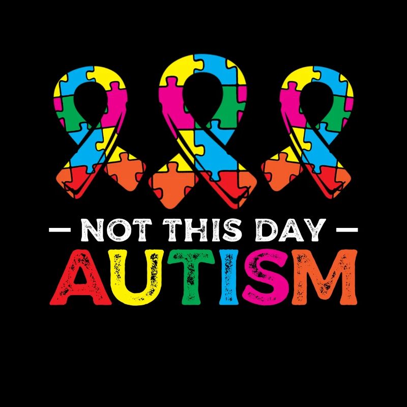 Not This Day Autism Ninja Autistic Warrior