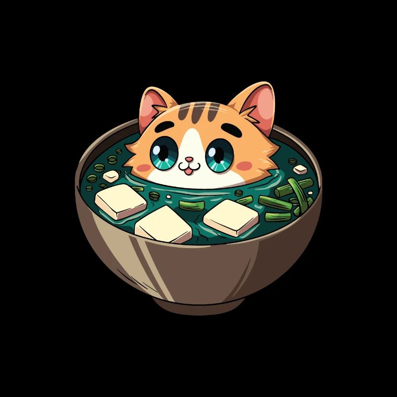 Miso soup cat lover