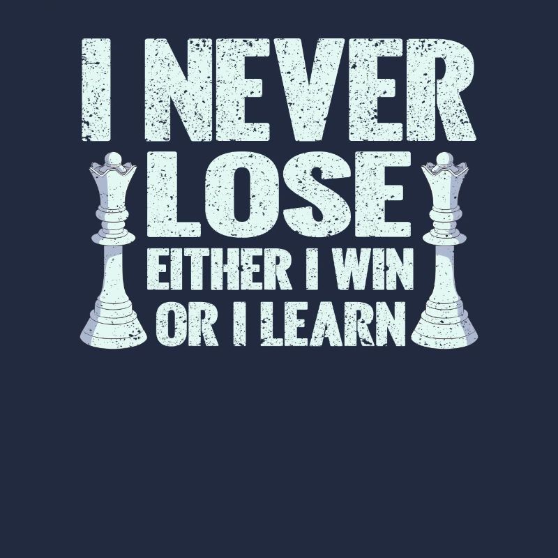 Ich verliere nie, entweder ich gewinne oder ich