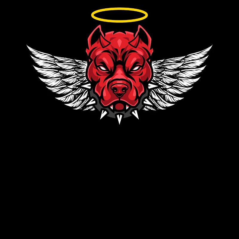 Devil American Pitbull Dog T-Shirt