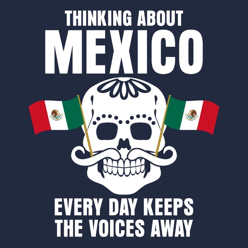 Mexique Drapeau Mexicains Crâne Mexicain