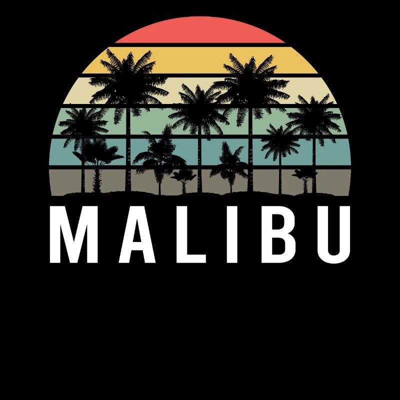Retro Malibu Sunset Relax