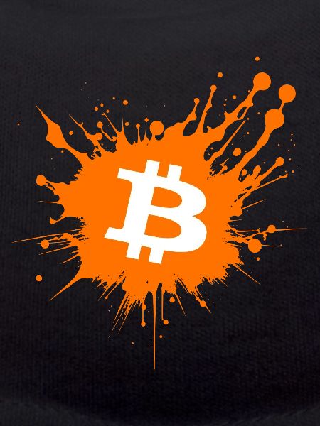 Bitcoin Crypto Cryptocurrency Splash