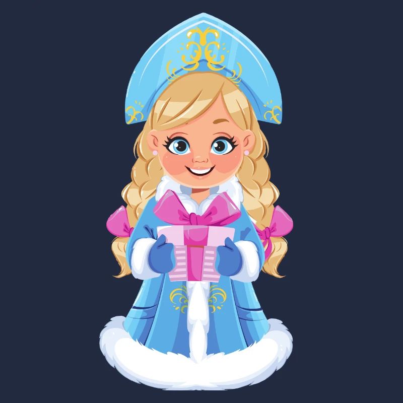 Ded Moroz Snegurotschka russischer Weihnachtsmann