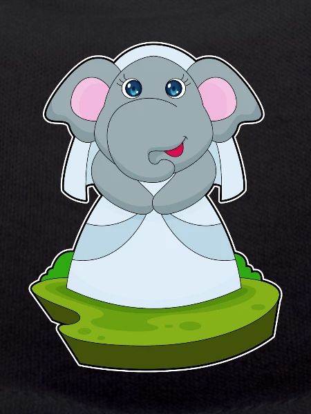 Elephant Bridal Veil Wedding