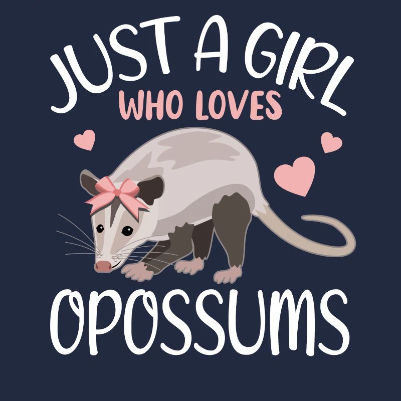 Opossum Herzchen Mädchen Geschenkidee