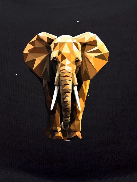Geometric Style Elephant