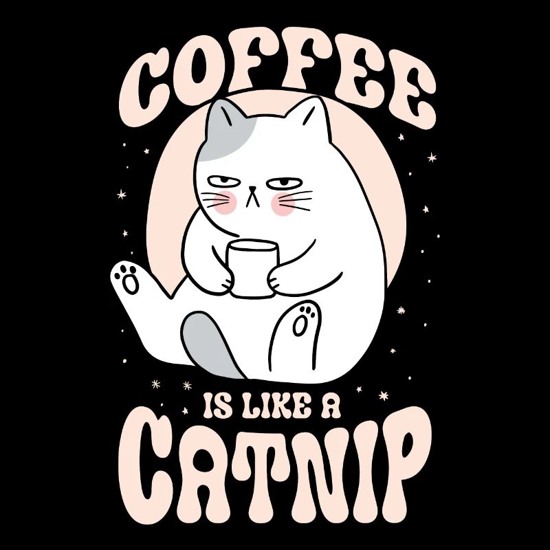Coffee is like a catnip