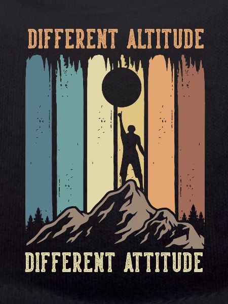 Different altitude different attitude