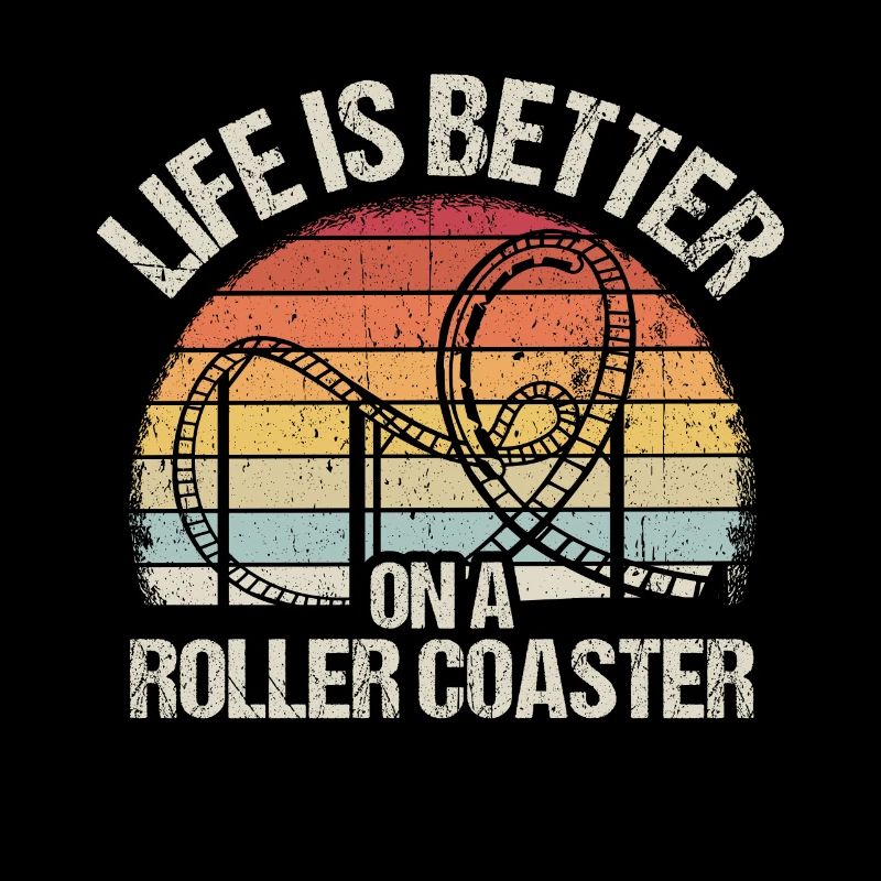Roller Coaster Roller Coaster Fun Fun Amusement Park Li