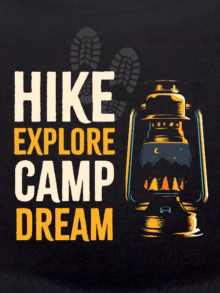 Hike explore camp dream