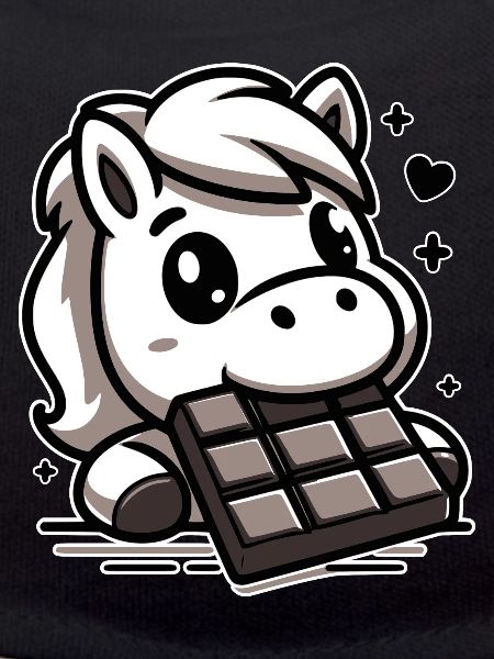 Cheval mignon et chocolat